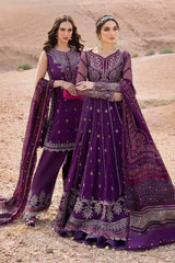 3 PC Unstitched Embroidered Embroidered Net Suit By Maria B | D-2507-B