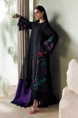 3 Piece Unstitched Embroidered Raw Silk Suit By MARIA B