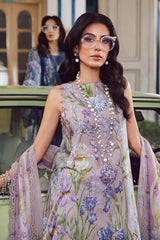 3 Piece Unstitched Embroidered Linen Suit By Maria B | MPT-2708-A