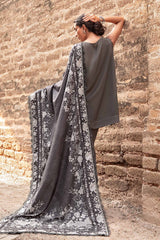 MPT-2408-B - Unstitched Printed Linen Suit Winter M.Prints - Maria B
