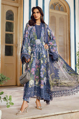 3 Piece Unstitched Embroidered Linen Suit By Maria B | MPT-2708-B