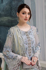 3 Piece Unstitched Embroidered Chiffon By Maria B | MPC-25-108