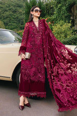 3-PC Unstitched Embroidered Winter Luxe By Maria b | D8