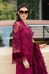 3-PC Unstitched Embroidered Winter Luxe By Maria b | D8