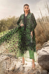 MPT-2409-A - Unstitched Printed Linen Suit Winter M.Prints - Maria B