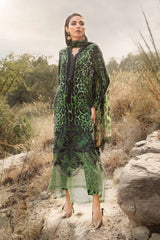 MPT-2409-A - Unstitched Printed Linen Suit Winter M.Prints - Maria B