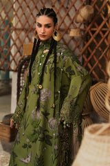 3 Piece Unstitched Embroidered Cambric Suit By MARIA B