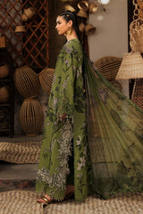 3 Piece Unstitched Embroidered Cambric Suit By MARIA B