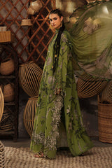 3 Piece Unstitched Embroidered Cambric Suit By MARIA B