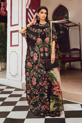 3 Piece Unstitched Embroidered Linen Suit By Maria B | MPT-2709-B