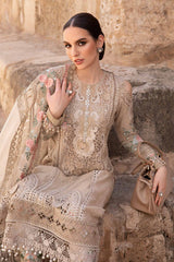 D-2410-A | 3PC Unstitched Luxury Lawn By Maria B