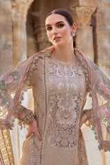 D-2410-A | 3PC Unstitched Luxury Lawn By Maria B