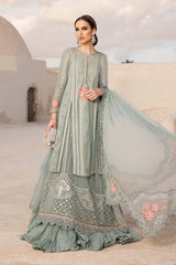 D-2412-B | 3PC Unstitched Luxury Lawn By Maria B