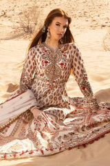 D-2413-A | 3PC Unstitched Luxury Lawn By Maria B