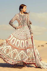 D-2413-A | 3PC Unstitched Luxury Lawn By Maria B