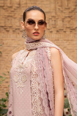 D-2414-A | 3PC Unstitched Luxury Lawn By Maria B