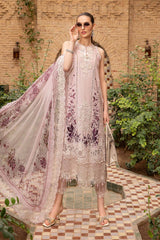 D-2414-A | 3PC Unstitched Luxury Lawn By Maria B