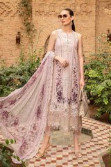 D-2414-A | 3PC Unstitched Luxury Lawn By Maria B
