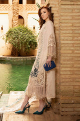 D-2414-B | 3PC Unstitched Luxury Lawn By Maria B