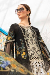 D-2415-B | 3PC Unstitched Luxury Lawn By Maria B