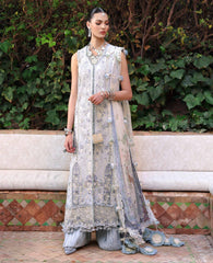 3-PC Unstitched Embroidered Lawn Reine By Republic Womenswear | Iris
