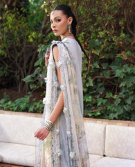 3-PC Unstitched Embroidered Lawn Reine By Republic Womenswear | Iris