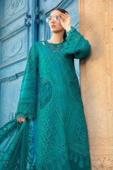 D-2402-A | 3PC Unstitched Luxury Lawn By Maria B