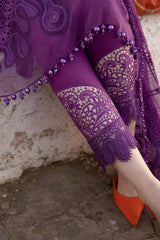 D-2402-B | 3PC Unstitched Luxury Lawn By Maria B