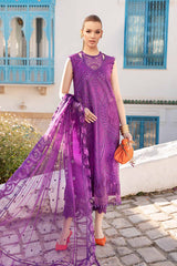 D-2402-B | 3PC Unstitched Luxury Lawn By Maria B