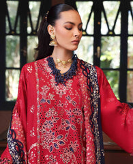3-PC Unstitched Embroidered Lawn Reine By Republic Womenswear | Belle Rosee
