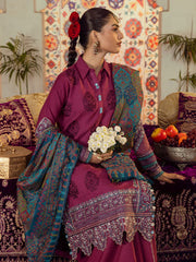 DASHT | 3 Pc Unstitched Suit Kashmiri Hand Wooven Embroidered Shawl Collection Bayaan By Cinq