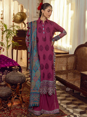 DASHT | 3 Pc Unstitched Suit Kashmiri Hand Wooven Embroidered Shawl Collection Bayaan By Cinq