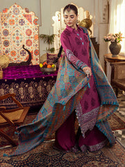 DASHT | 3 Pc Unstitched Suit Kashmiri Hand Wooven Embroidered Shawl Collection Bayaan By Cinq