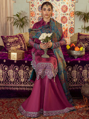 DASHT | 3 Pc Unstitched Suit Kashmiri Hand Wooven Embroidered Shawl Collection Bayaan By Cinq