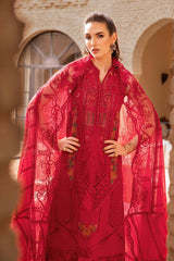 D-2404-A | 3PC Unstitched Luxury Lawn By Maria B