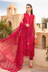 D-2404-A | 3PC Unstitched Luxury Lawn By Maria B