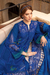 D-2404-B | 3PC Unstitched Luxury Lawn By Maria B