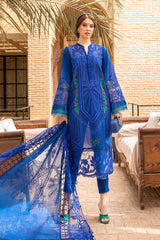 D-2404-B | 3PC Unstitched Luxury Lawn By Maria B