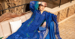 D-2404-B | 3PC Unstitched Luxury Lawn By Maria B