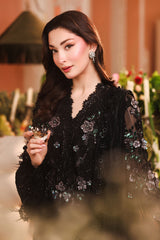 3 Piece Unstitched Embroidered Chiffon Suit By Maria B