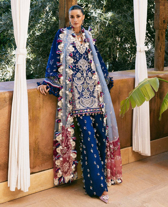 3-PC Unstitched Embroidered Lawn Reine By Republic Womenswear | Sia
