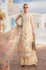 D-2406-B | 3PC Unstitched Luxury Lawn By Maria B