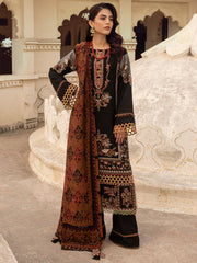 VASAL | 3 Pc Unstitched Suit Kashmiri Hand Wooven Embroidered Shawl Collection Bayaan By Cinq