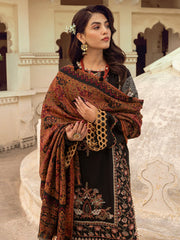 VASAL | 3 Pc Unstitched Suit Kashmiri Hand Wooven Embroidered Shawl Collection Bayaan By Cinq