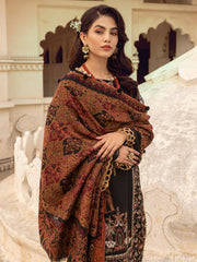 VASAL | 3 Pc Unstitched Suit Kashmiri Hand Wooven Embroidered Shawl Collection Bayaan By Cinq