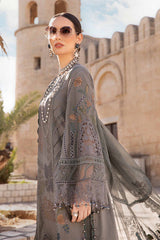 D-2407-B | 3PC Unstitched Luxury Lawn By Maria B