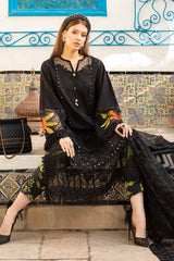 D-2408-B | 3PC Unstitched Luxury Lawn By Maria B