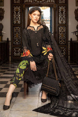 D-2408-B | 3PC Unstitched Luxury Lawn By Maria B
