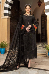 D-2408-B | 3PC Unstitched Luxury Lawn By Maria B