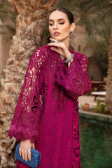D-2409-B | 3PC Unstitched Luxury Lawn By Maria B